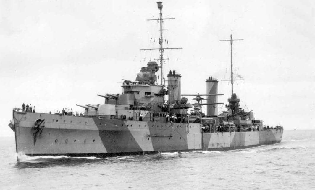 Крейсер «Сидней» в 1940 г.